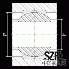關(guān)節(jié)軸承 GE10-PB, 根據(jù) DIN ISO 12 240-1 標(biāo)準(zhǔn)，尺寸系列 K，需維護(hù)