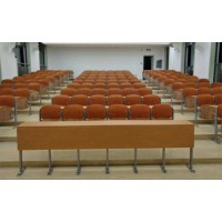 固定式連體培訓(xùn)桌椅，廣東佛山鴻美佳廠家定制培訓(xùn)室培訓(xùn)桌椅