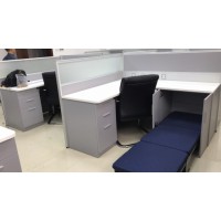 易美辦公家具定制，一體工作位與午休床，工作睡覺兩不誤