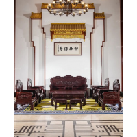 凹凸傳奇紅木紫檀精品 | 江山如意沙發(fā)，撐起家的貴氣和福氣！